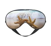 Starfish On The Beach Sleep Eye Mas Updated Design Light Blocking Night Eye Blinder Men Women Shift Travel Gifts