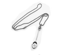 Starfish Records Alice in Wonderland Festival Spoon Necklace Ibiza Spoon Pendant (77CM CHAIN) Crown Spoon Cook Chef Gift