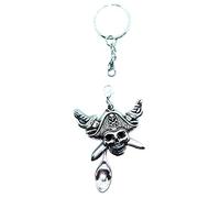 Starfish Records Detachable 'Charlie from Pirates of The Caribbean' Inspired Cutting Spoon Keyring Snuff Sniff Snorting Powder Festival