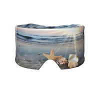 Starfish Shell Sunny Beach, Full Eye Covers Light Blocking Eye Mask Sleep Eye and Ear Muffs