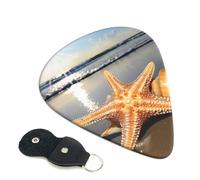 Starfish Shell Sunny Beach Guitar Pickfor Pickups For Acoustic Electric Guitar Bass Ukulele