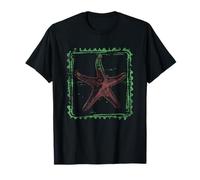 Starfish Stamp Retro Oceanic Art T-Shirt
