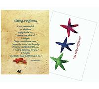 Starfish Story Poem 25 Laminated Make a Difference Inspirational Recognition and Appreciation Greeting Cards