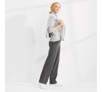 Starfish Straight Leg Stretch Jersey Trousers lands end Charcoal 20
