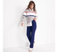 Starfish Straight Leg Stretch Jersey Trousers lands end Navy 8