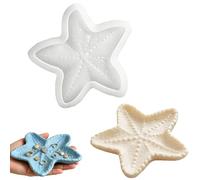 Starfish Tray Silicone Mold, Starfish Resin Casting Mold for DIY Jewelry Dish, Soap Dish, Coaster, Home Decor, Beach Themed Craft Making, Epoxy Resin Mold for Candle Holder, Trinket Dish