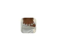 Starfish Waist Chain for Women Body Chain Jewelry Seashell Waist Belt Body Chains Starfish Costume, Metal, No Gemstone