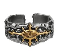 Starforged Black Crusade Champion’s Eye of Terror Abaddon the Despoiler Commemorative Gold Ring of Warhammer 40K