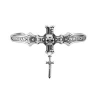 Starforged Black Templars Emperor's Champion Men's Classic Fashion Bracelet, One Size, Metal, No Gems, One Size, Metal, No Gems., Una talla, Metal, No gems.