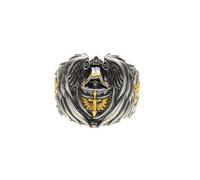 Starforged Dark Angel Ring Mark of Hexagram Maton Lion King 1st Legion Ring for Warhammer 40K
