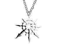 Starforged Faction Chaos Four Gods Undivided Necklace Warhammer 40K, Zinc, No Gemstone, Zinc, No Gemstone