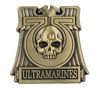 Starforged Ultramarines Brooch Son of Guilliman Recruit Badge Kill Team Warhammer 40K Accessories, Alloy Steel, no gemstone, Alloy Steel, no gemstone