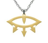 Starforged Warhammer 30K Luna Wolves Black Legion Eye of Horus Necklace Pendant Men's Jewelry Accessories Birthday Gift