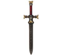 Starforged Warhammer 40000 Black Templars Emperor's Champion Men's keychain Black Sword, Red, One size
