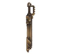 Starforged Warhammer 40000 Master Crafted & Chaos Spacemarine Chainsword 40K Keychain