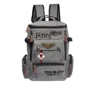 Starforged Warhammer 40K Astra Militarum Backpack, Krieg Grey | Updated canvas backpack, 53 x 47 x 16.5 cm, 1.01 kg, fits laptops up to 17 inches, Krieg Grey