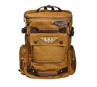 Starforged Warhammer 40K Astra Militarum Death Korps of Krieg Backpack | Classic canvas backpack, 46 x 30 x 17 cm, 1.1 kg, fits laptops up to 15.6 inches, Classic Krieg Khaki