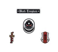 Starforged Warhammer 40K Black Templars Set Defenders of Terra Honor Patch Collection Men's Gift Accessories