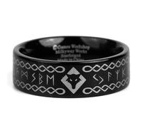 Starforged Warhammer 40K Orks & Fenrisian wolves Leagues of Votann Alloy Men's Ring