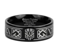 Starforged Warhammer 40K Orks & Fenrisian wolves Leagues of Votann Alloy Men's Ring AncestorCore-13