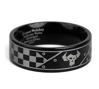 Starforged Warhammer 40K Orks & Fenrisian wolves Leagues of Votann Alloy Men's Ring Orks-11, 11, Non-Precious Metal, No Gemstone, 11, Non-Precious Metal, No Gemstone