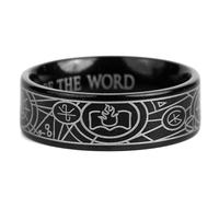 Starforged Warhammer 40K Orks & Fenrisian wolves Leagues of Votann Alloy Men's Ring WordBearers-9