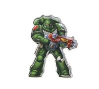 Starforged Warhammer 40K Primaris Space Marines PSM Chapter Pin Badge Refrigerator Magnet -Dark Angels