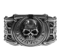Starforged Warhammer 40K Sigil Ring of Ultramar & Ultramarines Space Marine Legion Men's Ring, silver 20, Metal, No Gemstone