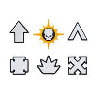 Starforged Warhammer 40K Space Marines Tactical Marks Set Defenders of Terra Honor Patch Collection Accessories Gift for Men