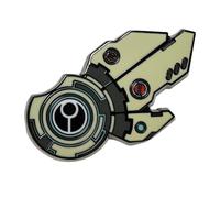 Starforged Warhammer 40K T'au Empire Riptide Shield Generator Men's Pin Brooch, Alloy Steel Zinc, no gemstone