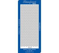 Starform Peel Off Sticker 975 - Christmas borders in red