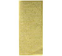 Starform Sticker Sayings, Happy Birthday, Congratulations and More Gold