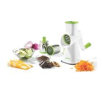 Starfrit Rotary Drum Grater, 3 Stainless Steel Drums, Hand Crank