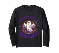 stargardt's Awareness Boo Sheet Funny Ghost Halloween Long Sleeve T-Shirt