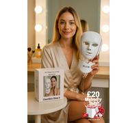 Stargate Clearskin Glow Ii Led Mask Skincare For Your Face And Neck In White White One Size