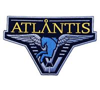 Stargate SG-1 Atlantis Team LB White Border Embroidered Badge Patch Sew-on or Iron-on 10cm