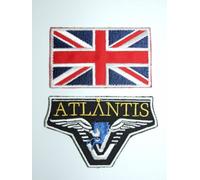 Stargate SG-1 Atlantis Team Patch Set with Union Jack Flag by ONEKOOL