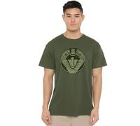 Stargate Sg-1 Distressed Unisex T Shirt, Military Green, Large