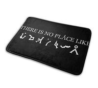 Stargate - There is No Place Like Earth Washable Indoor Outdoor Entrance Rug Non Slip Door Mat Bath Floor Mat