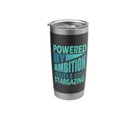 Stargazer Astronomy Powered by Ambition and Stargazing Stainless Steel Insulated Tumbler