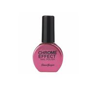 Red chrome effect nail polish. Easy to apply metallic finish nail polish