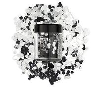 Stargazer Chunky Glitter Shaker, Silver. Cosmetic glitter for use on the eyes, lips, face, body, hair and nails.