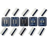 Stargazer DIP Switch Breakout 16-Way SOIC-16, TSSOP-16, MSOP-16, VSOP-16, Gold Plated Headers [5 Pack]