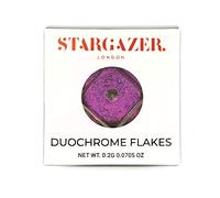 Stargazer Duochrome Flakes, Colour Shift Mezermising Loose Glitter Colour In Cerise Green