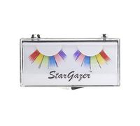 Stargazer False Eye Lashes style 9, synthetic lash pair includes glue.