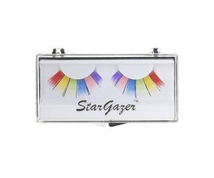 Stargazer False Eye Lashes style 9, synthetic lash pair includes glue.
