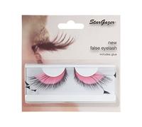 Stargazer Feather Eye Lashes style 53, synthetic lash pair includes glue.