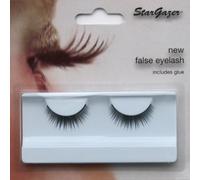 Stargazer Feather Eye Lashes style 71, synthetic lash pair includes glue.