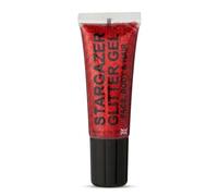 Gel Glitter Red. Sparkling Glitter for your face & body with fine nib applicator