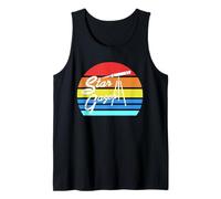 Stargazer Retro Astronomy Telescope Night Sky Fan Tank Top